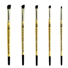 AS-191 Deerfoot Stippler  Brush Set 5 pcs