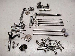 Honda 250ex shift shaft oil pump push rod  head studs bolts starter gear etc