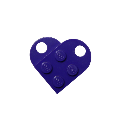 LEGO Heart Coupling Valentines Day Charm 2x3 Plate with Hole - YOU CHOOSE - Picture 4 of 17