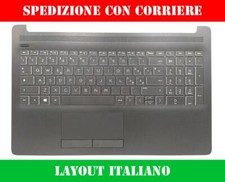 TASTIERA ORIGINALE HP PAVILION 15-DA 15-DB 255 G7 TOPCASE PALMREST NERO