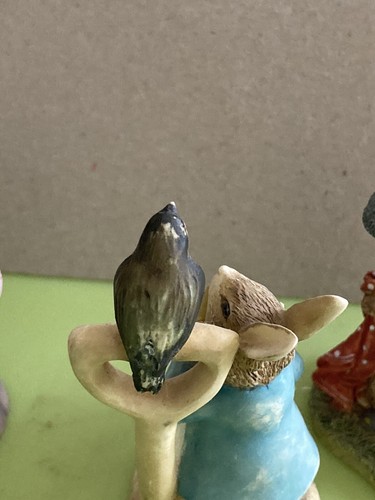 3x Beatrix Potter Figure,Ornament,Border Fine Arts,Tiggy Winkles,Benjamin Bunny - Picture 8 of 17