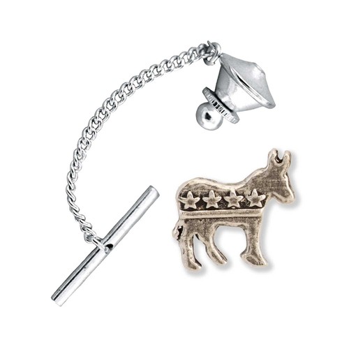 Creative Pewter Designs Democratic Donkey Lapel Pin or Tie Tack, A1032MP - Picture 6 of 19