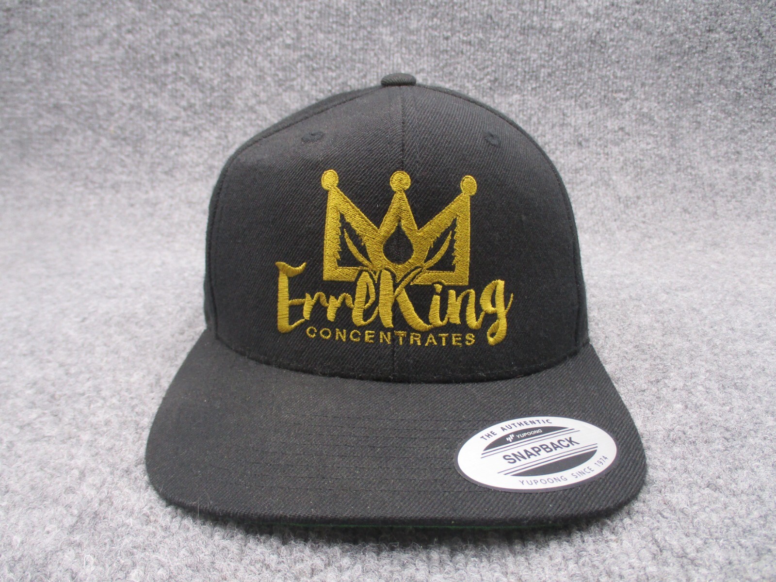 Errlking Concetrates Hat Cap Black Snap Back Mens