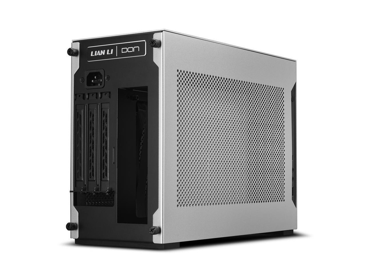 LIAN LI A4-H2O Silver Aluminum Mini ITX Computer Case PCI4.0