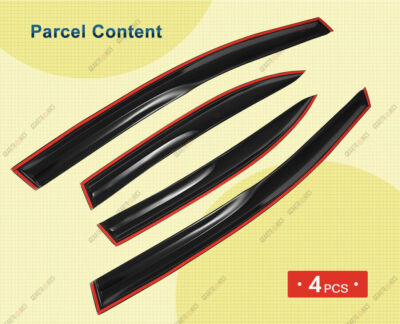 For 2006-2011 Honda Civic Mugen II Style Window Rain Guard Visors 4-Door Sedan E - Foto 4