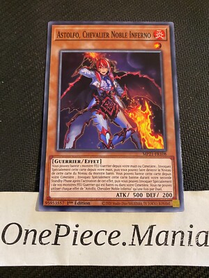 astolfo yugioh card Yu-Gi-Oh! Astolfo, Chevalier Noble Inferno mp21-fr108