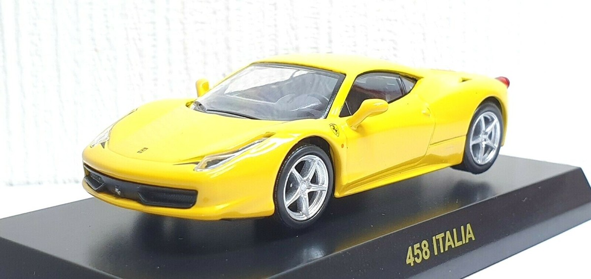 Kyosho 1/64 FERRARI 458 ITALIA YELLOW diecast car model | eBay
