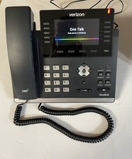 Verizon Yealink SIP-T46S Gigabit IP Phone - Works - Includes AC Adaptor  Stand
