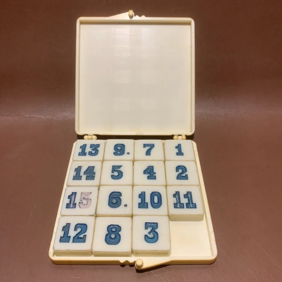 “Fifteen” Kids & Adults Vintage Educational Logic Game. Soviet Union USSR. 1980s - Image 2 of 4