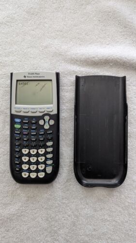 TI-84 Plus Graphing Calculator - Black Texas Instruments Works Great - Tested - Picture 1 of 9