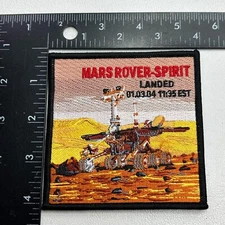 2004 NASA MARS ROVER SPIRIT Patch (Robotic / Martian / Space Travel) 77ti