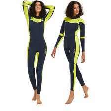 XUKER Women Wetsuit 3mm, Neoprene Wet Suits Back Zip in Cold Water Full Body ...