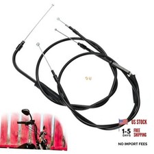 41.3" Throttle  Idle Cable Kit for 2000-2006 41.3" Touring  Softail Black