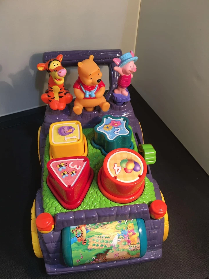 VTech Disney Winnie the Pooh Sort & Learn Cart / Tested / Complete / RARE, HTF - Image 2 of 4