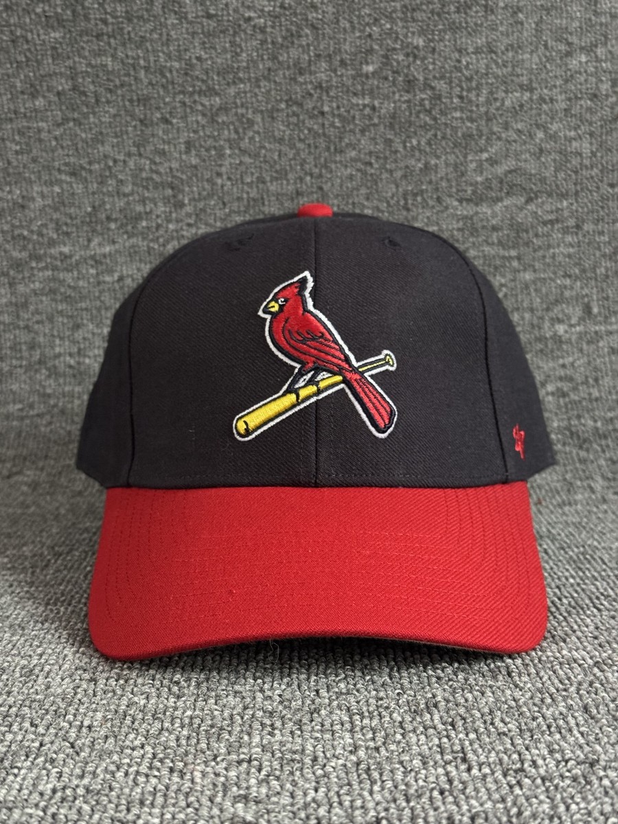 '47 Brand St. Louis Cardinals MLB Black Red Cap Hat Cardinals Script L