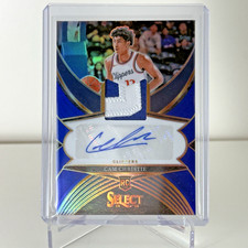 2024-25 Panini Select Basketball Cam Christie RPA Blue Auto /49