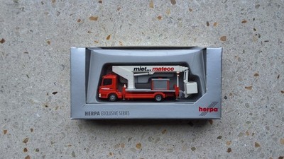 Herpa 273459 OVP Mercedes Atego Mateco Hebebühnen-Lkw 1:87