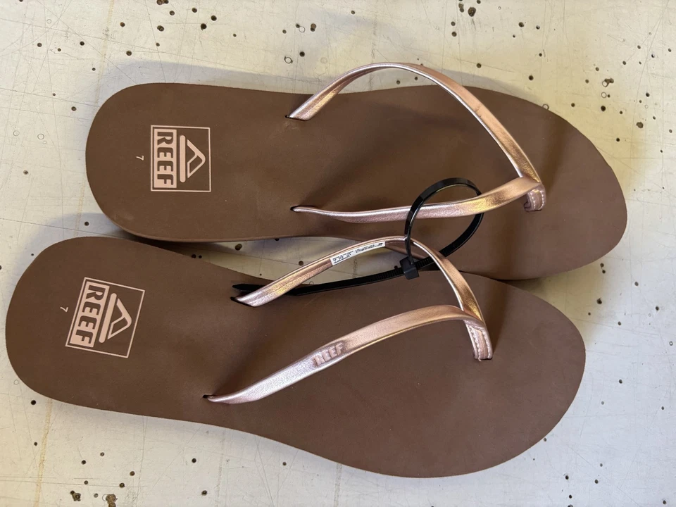 REEF Mujer Bliss Nights Cobre Talla 7 Ancho Medio Totalmente NUEVO Foto 4 de 4