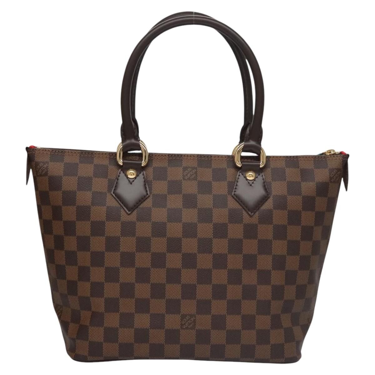 LOUIS VUITTON ダミエ サレヤGM LOUIS VUITTON Damier Ebene Saleya PM Tote Bag N51183 LV Auth