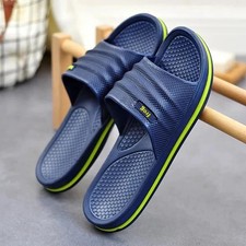 Soft EVA Indoor Slippers Men Non Slip Lightweight Comfortable Bathroom Slippers