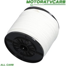 ALL-CARB Nylon Rope Solid Braided 1/4"  500' Strong Durable Weatherproof White