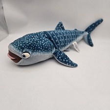 Disney Store Whale Shark Plush Stuffed Animal Blue Spotted Soft Cuddly Toy Cute