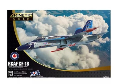 KINETIC K48150 1/48 RCAF CF-18 RCAF 100th Anniversary Demo Team Model Kit