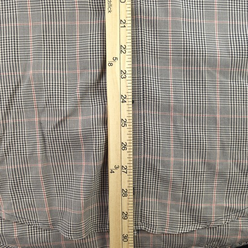 Camisa Johnston Murphy Manga Larga Mediana Multicolor Pata de Gallo Botón a Cuadros - Imagen 6 de 8