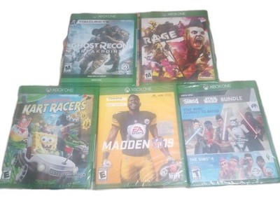 Xbox 1 games lot bundle 7 Games Total On 5 Disc's All New And Sealed 