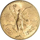 Photo of a 1943 Mexico 50 Pesos Gold from an eBay listing that sold on Jun 25, 2026