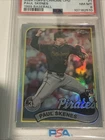 2024 TOPPS CHROME UPDATE 1989  #1 PAUL SKENES ROOKIE RC PSA Pittsburgh Pirates