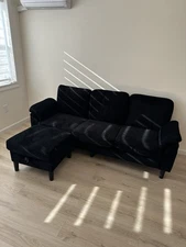 Vongrasig Convertible Sectional Couch L Shaped Sofa