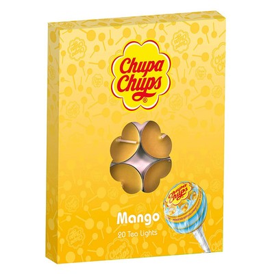 3 x CHUPA CHUPS MANGO  TEALIGHTS = 60 TEALIGHTS