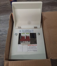 Wylex NM206/63 2 Way 63A Double Pole Metal Consumer Unit