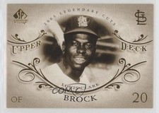 2005 SP Legendary Cuts Lou Brock #49 HOF 0w8