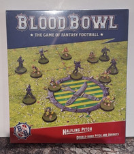 Warhammer Blood bowl - Halfling Pitch and Dugouts - BNIB - O-036