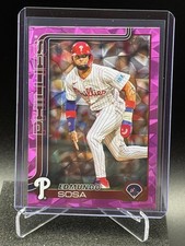 Edmundo Sosa 2025 Topps Pink Diamante Foilboard #489 - Philadelphia Phillies