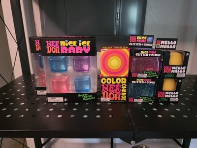 Needoh Glitter 3x , Nice Ice Baby 2x, Mello Mallo 3x , Color Change 2x. Take All