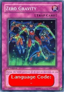 YuGiOh Zero Gravity (V.1) IOC-EN053 Common Englisch Excellent unl.