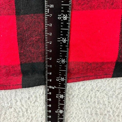 Five Brother Mens Shirt Large Flannel Buffalo Check Plaid Lumberjack Shacket - Picture 13 of 14