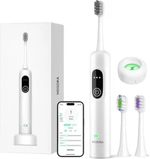 Rechargeable Electric Toothbrush Oscillating & Vibration Sonic Toothbrush w/ App