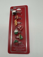 Claire's Girls Christmas Holiday Rings 7 rings