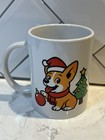 New Cute Corgi Christmas Mug Large 15 oz Coffee Cup with Santa Hat Ornament Gift — photo 2