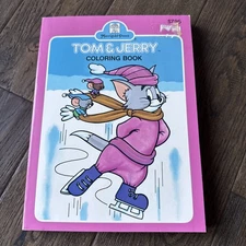 Tom & Jerry Jumbo Coloring Book Merrigold Press 1989 HTF Unused