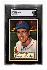 1952 Topps #15 Johnny Pesky Black Back SGC 4 SN 9279042