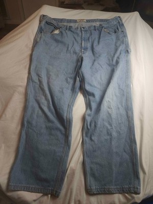 Vtg 80s 90s Bic Mac Carpenter Jeans Mens 50x30.5 Blue Denim Utility Workwear