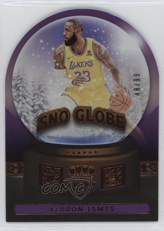 2023-24 Panini Crown Royale Sno Globe 48/99 LeBron James #12 hs9