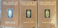 The Tomb Of Tutankhamen - Howard Carter 3 Volume Set EASTON PRESS LEATHER SEALED