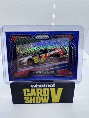 2024 Panini Prizm - Justin Allgaier #69 Blue Shimmer Rides /10