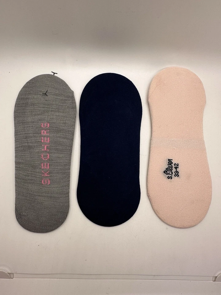 3 Pair No Show Liner Socks Women’s Size 7-9 - Image 2 of 3